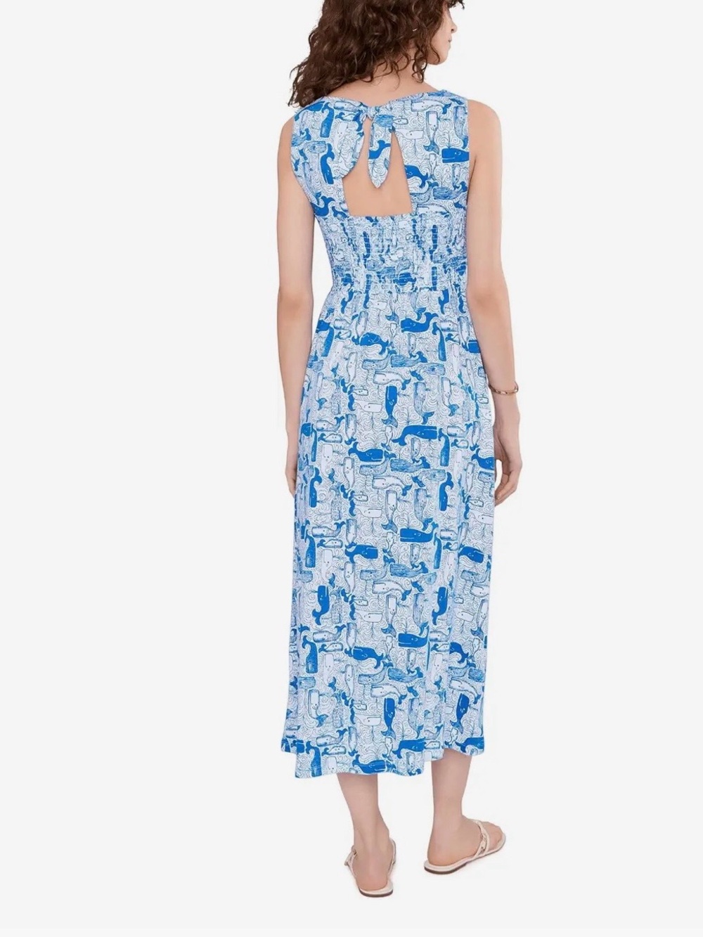 Lilly Pulitzer Finnley Midi Dress. Nassau Blue. New. Medium - Picture 2 of 5